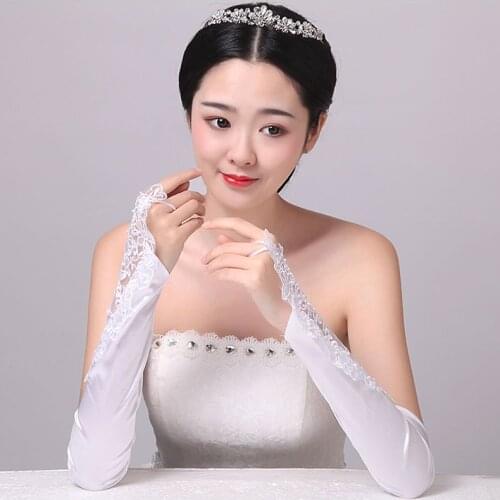 LOVEYING Fingerless Bridal Gloves