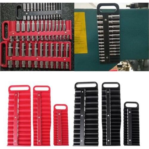 Magnetic Socket Holder Tray Drive Metric Organizer Rail Rack Toolbox