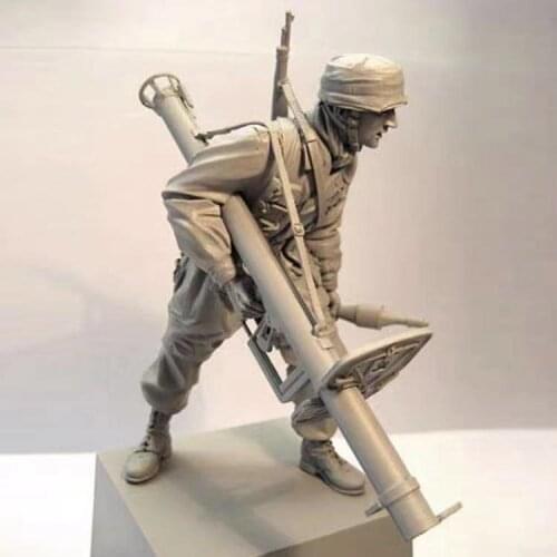 1/16 resin figure soldier model Normandy war paratrooper gk figure figure unassembled uncolored
