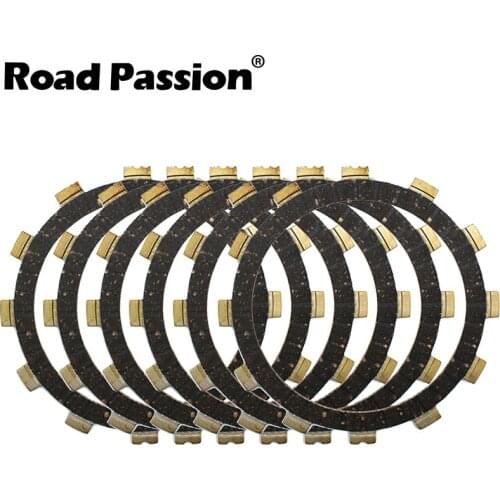 Road Passion 6pcs Motorcycle Clutch Friction Plates Kit For Suzuki Bandit GSF250 GSF400 74A 75A 77A GSF 250 400