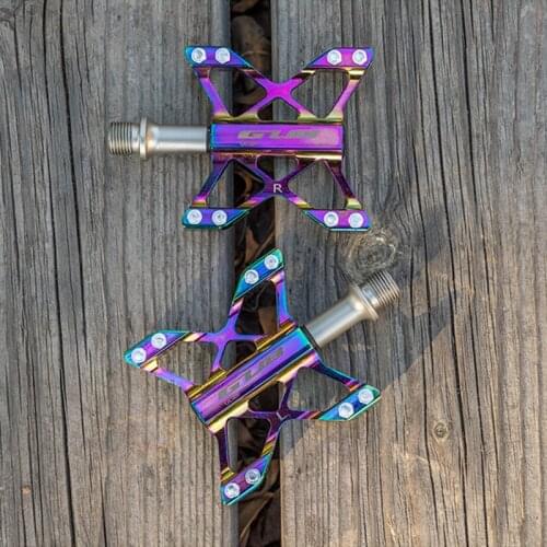 GUB Bicycle Pedals MTB Pedals Mountain Bike Aluminum Alloy Road Bike Pedals Ultralight 3 Bearings Non-slip Bike Platform Pedals