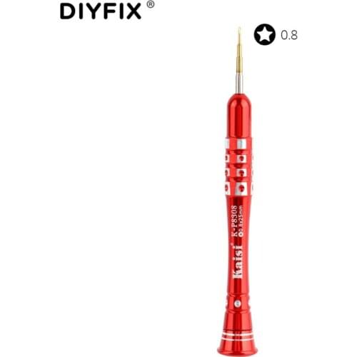 Kaisi P2 Pentalobe Precision Screwdriver for iPhone 7 6s 5s 5c 5 4s 4 Bottom Star 0.8mm Screws Opening Repair Hand Tools