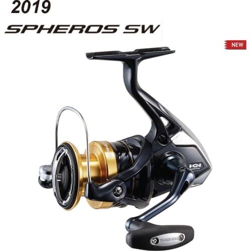 NEW 2019 Original Shimano SPHEROS SW Fishing Spinning Reel C3000HG 3000XG 4000HG 4000XG 3+1BB Saltwater Front Drag Big Fish Gear