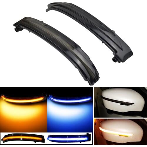 LED Light Dynamic Turn Signal Mirror Blinker Indicator For Nissan X-Trail T32 14-18 Qashqai J11 14-18 Murano Z52 Pathfinder R52