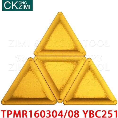 TPMR160304 YBC251 TPMR160308 YBC251 carbide inserts Milling inserts Turning tools CNC milling cutter lathe tools TPMR for steel