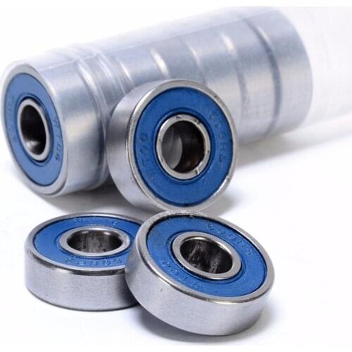 10pcs 608-2RS Rubber Sealed Miniature Ball Bearings Deep Groove Ball Bearings For Hardware Accessories 8x22x7mm