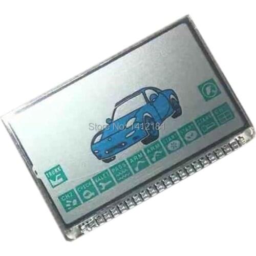 5pcs/lot A9 LCD Display Screen for Two way Car Alarm System Starline A9 lcd Remote Control Key Chain Fob Keychain