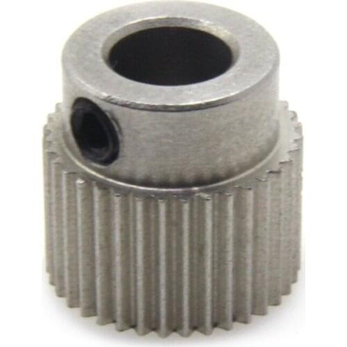 3D Printer Accessories, 36-Tooth Feeding Gear, Feeding Wire Wheel, Stainless Steel Extrusion Wheel Gear