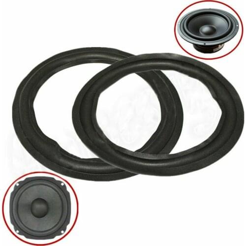 4 Size Speaker Edge Surround Decorative Circle Repair Rubber Bass Woofer Horn