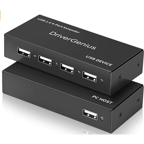 DriverGenius 4 ports USB 2.0 expander USB to RJ45 Over Cat6