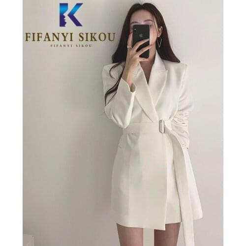 Женские белые куртки FIFANYI SIKOU China At AliExpress