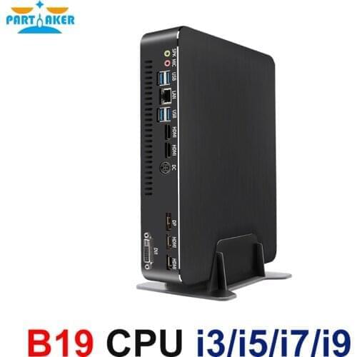 Gaming Computer MINI PC Core i9-9900 i7-9700 i5-9400F GTX1050TI 4GB 2*DDR4 Windows Mini PC M.2 NVMe HDMI2.0 Graphics 630 AC