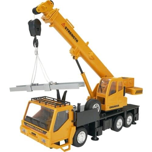 1:24 2.4G 10CH RC Crane/Dump /Mixer Truck Construction Engineering Vehicles Music Simulation Horn Sound Toys Gift for Kids