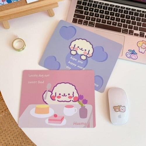 Lovely Kawaii Bear Soft Table Antiskid Waterproof Cute Desk Mat Mouse Pad Computer School Office Stationery Accessories
