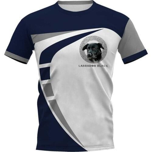 CLOOCL Mens T-shirt Golden Retriever 3D Print Chest Dog Face Logo Tee Shirt Clothing Unisex Harajuku Style Short Sleeve Tops