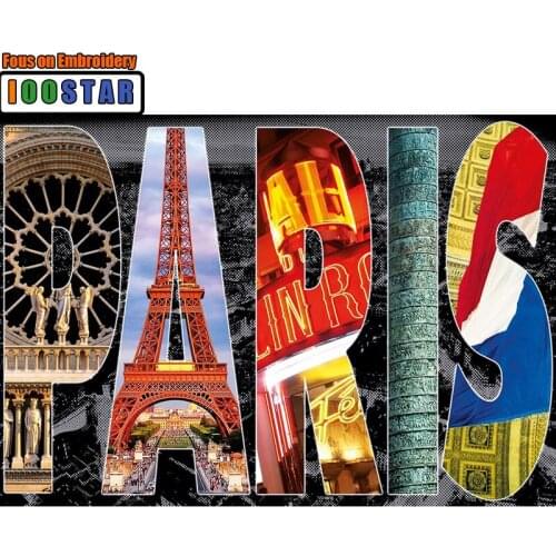 Full Square/Round Diamond Mosaic Kit Diy Diamond Painting Cross Stitch Paris Pictures Rhinestones Diamond Embroidery Decor