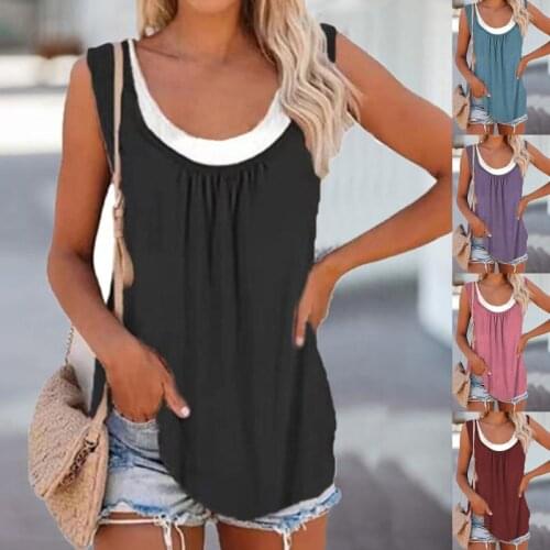 Plus Size Elastic Sexy Summer Sleeveless Tank Tops Ribbed Women Tank Top Solid O Neck Off Shouled Casual White Tank Tops