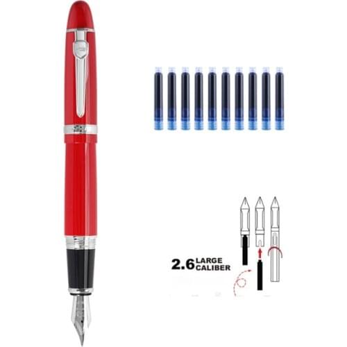 High quality Jinhao 159 Golden Business office School student office Supplies Fountain Pen New Ink pen ink pen