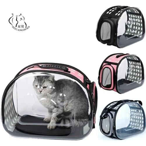 Pet Dog Cat backpack Travel cat carrier Double Shoulder Bag Space Capsule Cat Backpack for Bag Small Pet Handbag Cat carrying