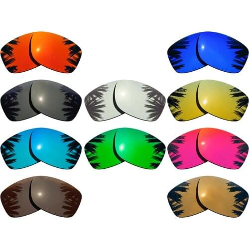 Polarized Mirrored Coating Replacement Lenses for-Oakley Jupiter Squared Frame Multi-Colors
