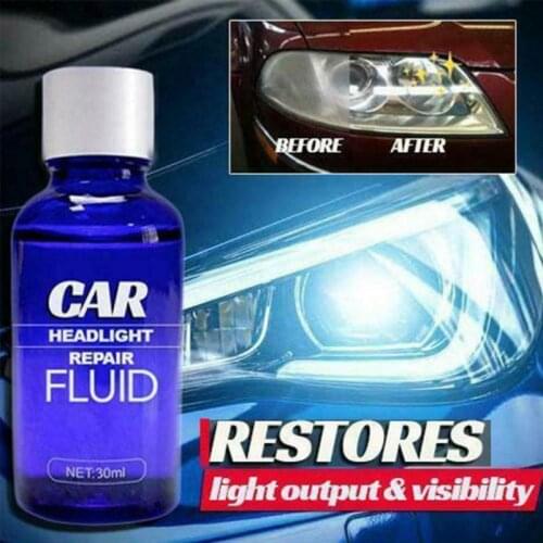 30ML Car Headlight Restoration Headlight Polish Repairing Cleaning Fluid Repair Refurbishment Repair Tool Paint Care TSLM1