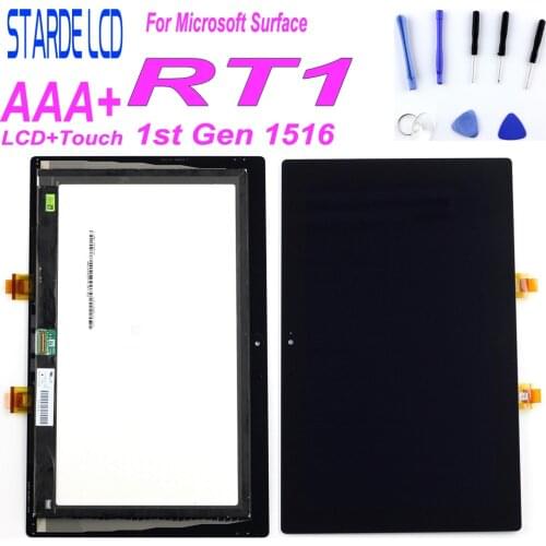 STARDE LCD For Microsoft Surface 1 1st Gen RT1 Windows RT 1516 LCD Display Touch Screen Digitizer Assembly LTL106AL01-001Parts