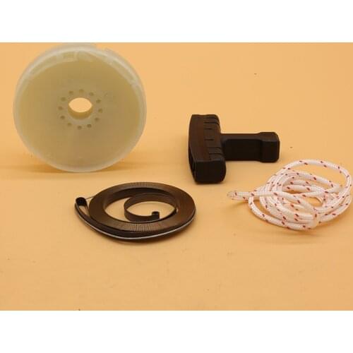 Recoil Rewind Starter Pulley Handle Spring Rope Kit For Husqvarna 362 365 371 372 385 390 Garden Chainsaw Parts