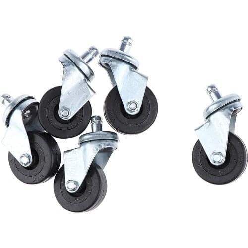 5pcs Heavy Duty Universal Office Home Salon Chair Casters Wheels Replacement