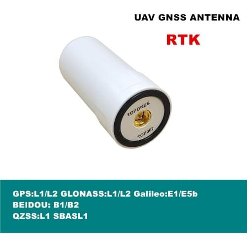 TOP007 New 3-16V drone UAV RTK handheld Receiver helical spiral GNSS antenna GPS BDS GLONASS GALILEO Ubx ZED-F9P SMA-J TOPGNSS