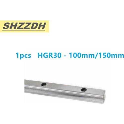 High quality 1pc HGR30 length 100mm 150mm square linear guide for HGH30CA/flange HGW30CC CNC engraving machine