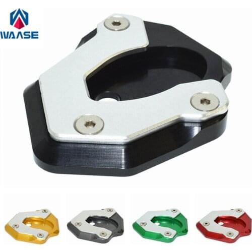 Waase For Kawasaki Z650 2017 2018 2019 2020 Kickstand Foot Side Stand Extension Pad Support Plate