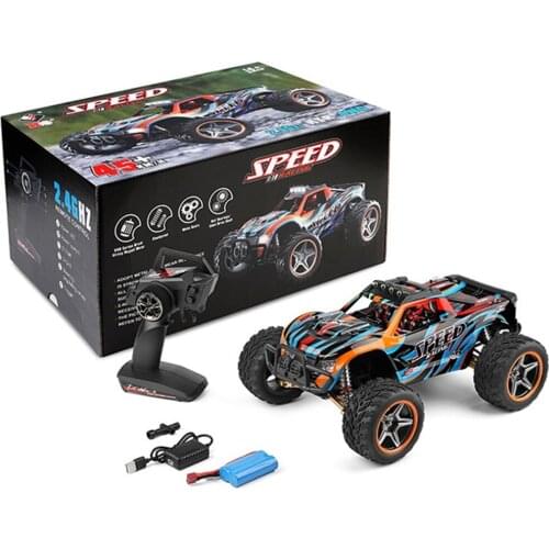Wltoys 104009 1:10 RC Car 4WD 2.4GHZ Brushed High Speed Car Vehicle Models 45km/h Truck Buggy Toys For Children Adults Gifts