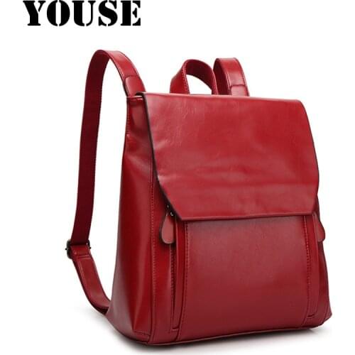 YOUSE Brand New Womens Bag Fashion Trend Versatile Womens Backpack Style Schoolbag Backpack Backpack Purse Small Backpack