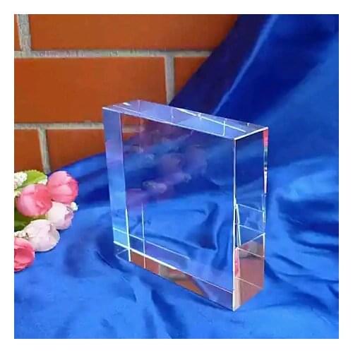 150x150x20mm High quality blank block acrylic solid bricks perspex plaque acrylic jewelry decoration display birthday gift