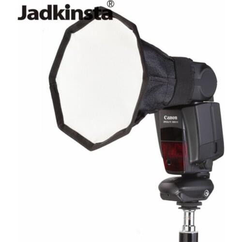 20cm Octagon Portable Flash Diffuser Mini Softbox for Nikon Speedlite Hot Shoe Flash 8 Square Photo Studio Soft Box
