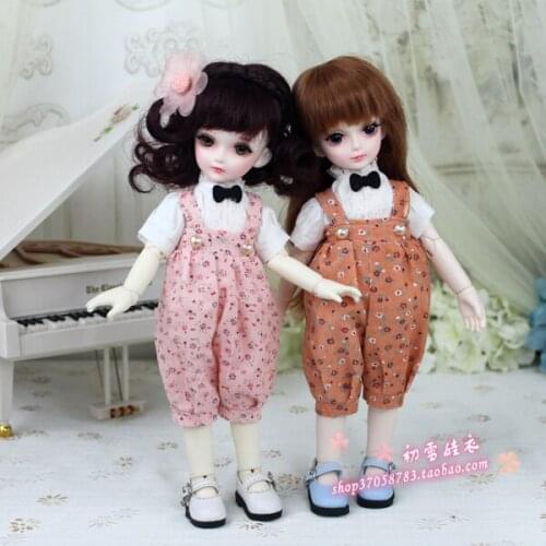 1/8 1/6 1/4 scale BJD Top + dress or Bib pants clothes accessories for BJD/SD doll,Not included doll,shoes,wig and other A0337