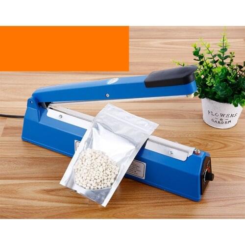 SANQ 12 Inch Food Sealer Packaging Machine Sealing Machine Hand Pressure Manual Impulse Heat Sealer Bag Machine Eu Plug