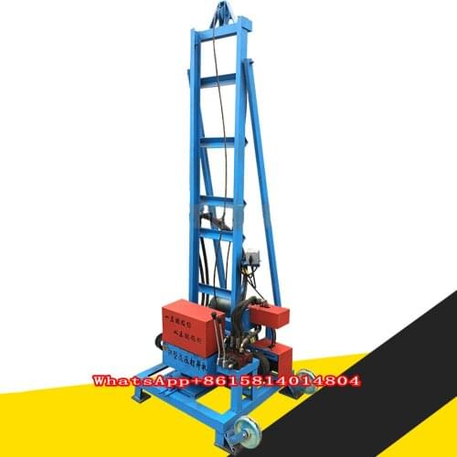 Well Drilling rigs,Hydraulic water well drilling rig,exploration rigs,100m rock drilling rigs,portable civil drilling machine