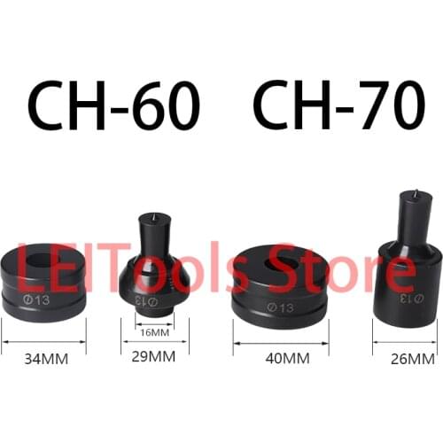 CH-60 Hydraulic Punching Dies Manual Punch Die CH-70 Hydraulic Punching Mould-Manual Hydraulic Hole Puncher Mould