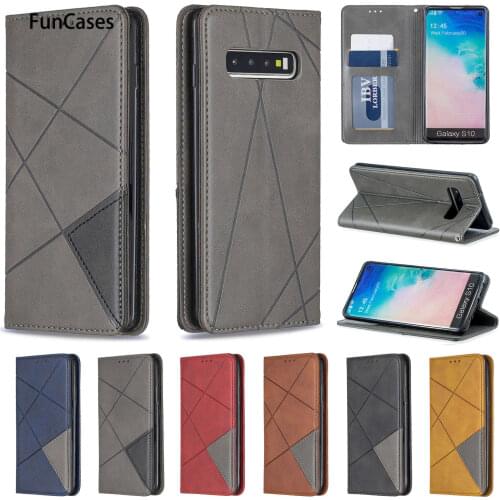 S10 Book PU Leather Flip Case For telefon Samsung S10 Case Luxury sFor Samsung Galaxy estojo S10 Telefoon Cases Girly Caso