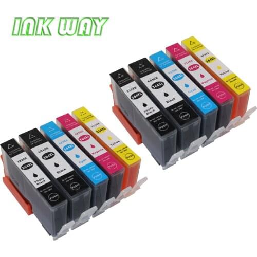 INK WAY 10 PCS 5color replacement ink for HP364 MULTIPACK ink for HP Photosmart B8550, B8553 B8558 B110a B110c B010a B010b B111a
