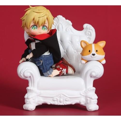 Ob11 sofa doll house furniture diy scene decoration for obitsu11,GSC, molly, 1/6 1/8 1/12 BJD OB22 26 doll accessories