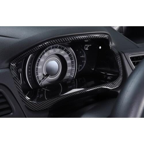 For Honda CRV CR-V 2012 2013-2016 Carbon Fiber Dashboard Frame Decor Cover Trim Auto parts Car modification