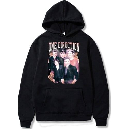 2021 Hot Sale fashion Anime Top One Directions and Pop Boy Heavy Metal Band Comfortable Clothes Cotton funny Long Sleeves Hoodie