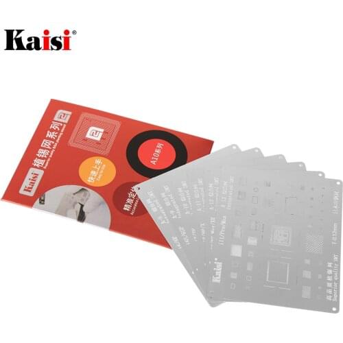 BGA Reballing Stencil Kit Set Solder Template for iPhone 11 Pro Max Xs Max x 8 8p 7 6s 6 CPU RAM POWER WIFI U2 AUDIO CHIP IC