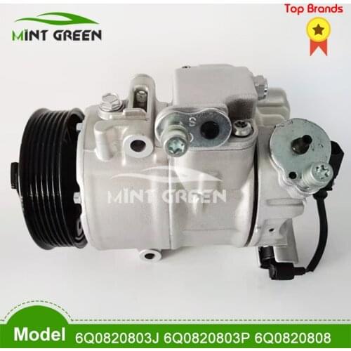 AC Compressor For Skoda Fabia ROOMSTER Volkswagen POLO SEAT IBIZA AUDI 6Q0820808B 6Q0820808D 6Q0820808F 6Q0820808FX 6Q0820808