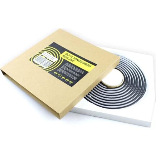 Retrofit Adhesive Headlight Door Edge Strong Sticky Black Snake Glue 4.57M Temperature Resistant Car Sealant