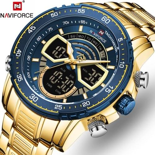 NAVIFORCE Men Watch Top Brand Luxury Casual Night Light Date Fashion Clock Quartz Sport Waterproof Watch Men Relogio Masculino