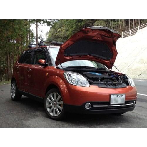 For Mazda Verisa 2004-2015 Front Bonnet Hood Modify Gas Struts Carbon Fiber Spring Damper Lift Support Absorber