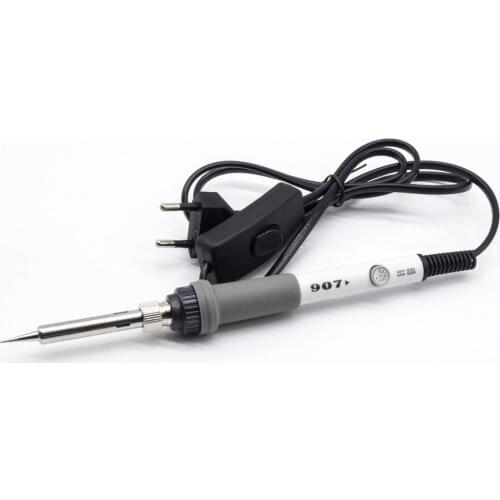 Switchable soldering iron with regulator for electronics 220V 110V electric soldering iron welding with temperature adjustable